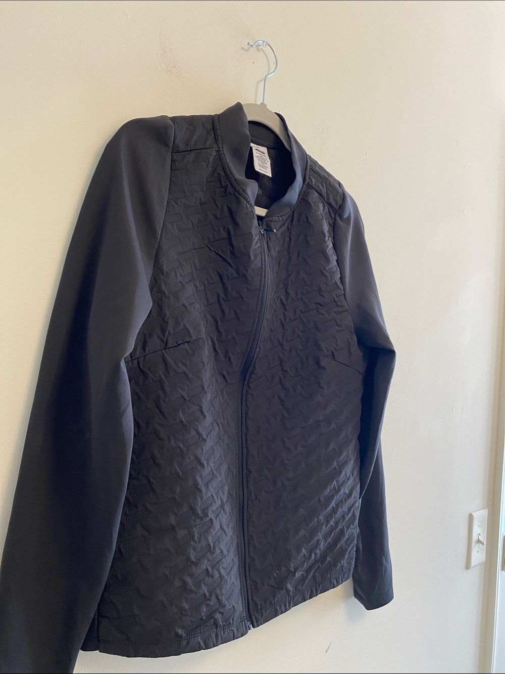 Avia Quilted Bomber Jacket - Black - Picture 3 of 10